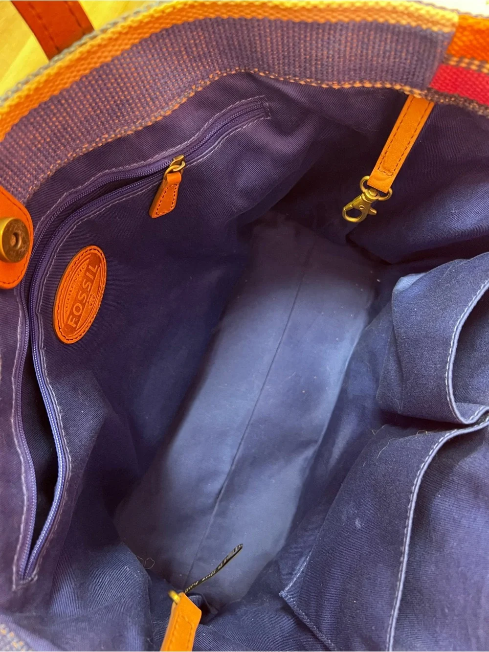 Vintage fossil bag